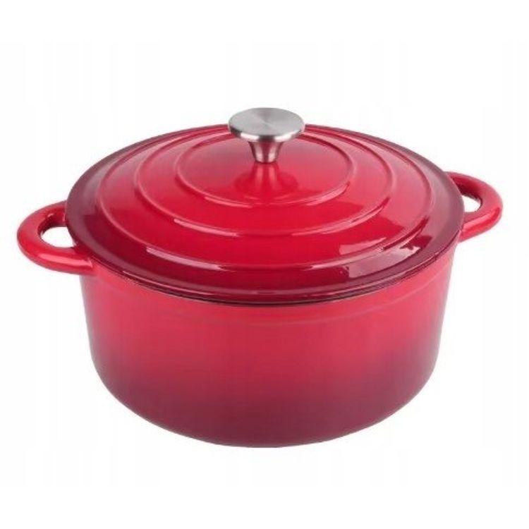 Tootefoto - KRISBERG emailitud malmpott 26cm 4,8L Punane KRISBERG KS-7709