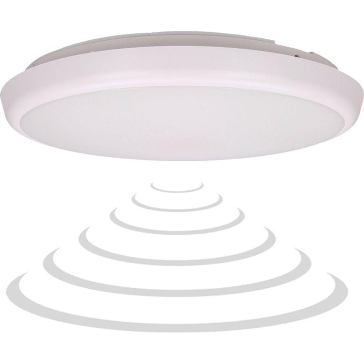 Tootefoto - Orno CERS LED laelamp mikrolaine liikumisanduriga, LED 22W, 2000lm, IP65, 4000K, piimvalge pol karbonaat, h mardusfunktsioon