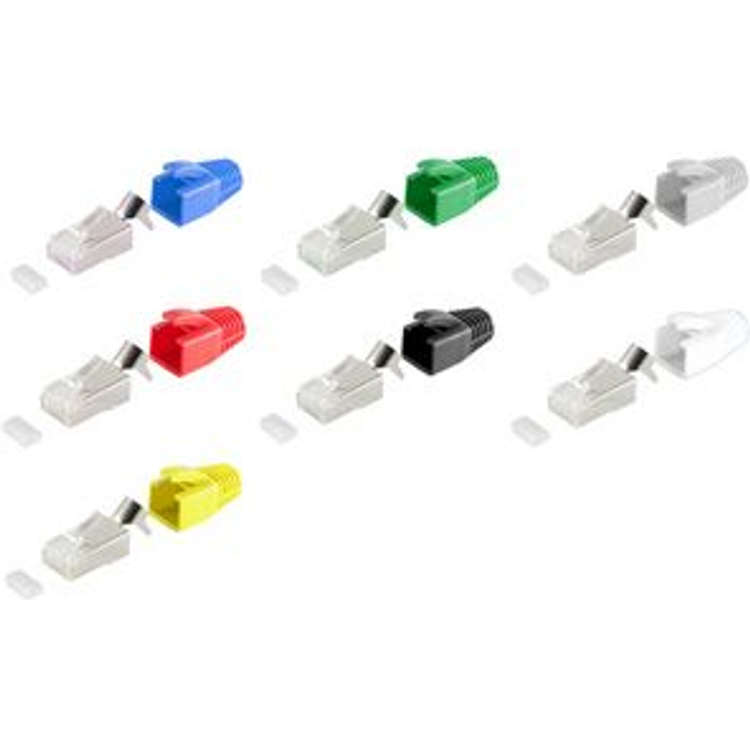 Tootefoto - S-Conn BS72067-10S juhtmepistmik RJ45 Must