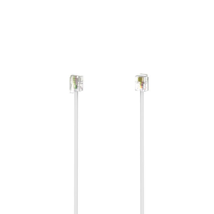 Tootefoto - Hama 00201134 telefonikaabel 6 m Valge