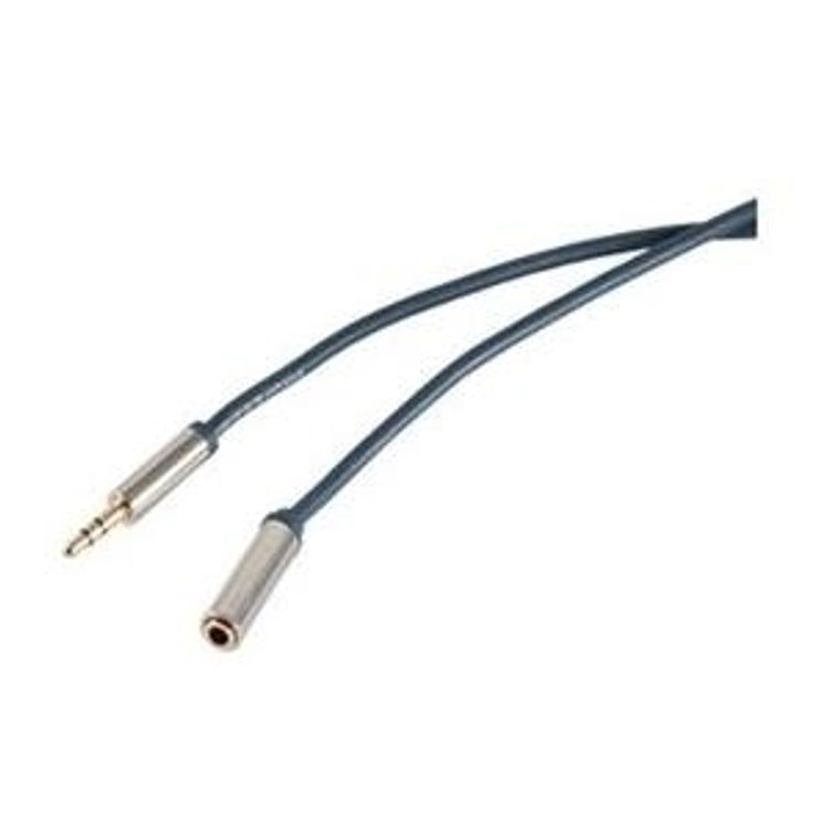 Tootefoto - shiverpeaks PROFESSIONAL Audiokabel Smart Line, 5,0 m 3,5 mm Klinkenstecker - 3,5 mm Klinkenkupplung, mit - 1 St ck (30808-MHQ-SLIM)