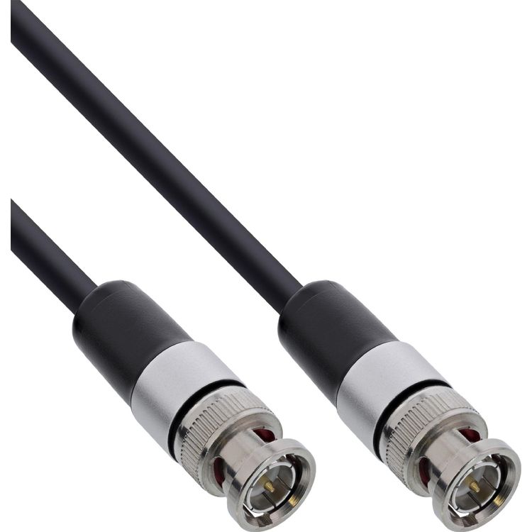 Tootefoto - InLine BNC Videokabel, 12G-SDI, 4K60Hz, 75 Ohm, 5m (10805S)