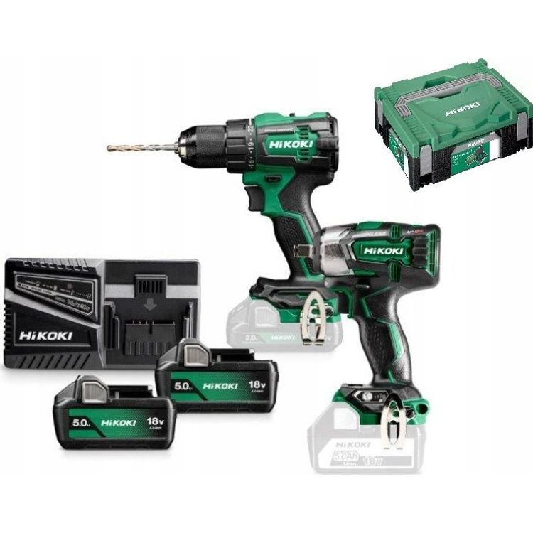 Tootefoto - HIKOKI KIT 18V KC18DEWFZ (DS18DD + WH18DD) 2x4.0Ah HITSYSTEM