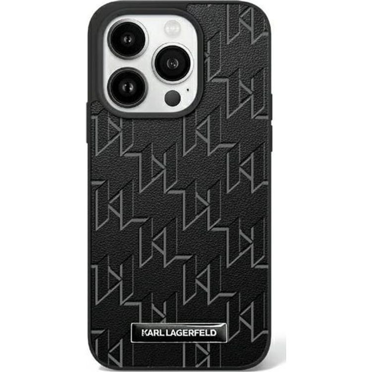 Tootefoto - Karl Lagerfeld Karl Lagerfeld KLHMP16MPKHPORPK iPhone 16 Plus 6,7" must/must k va mbris Hot Stamp Magasafe