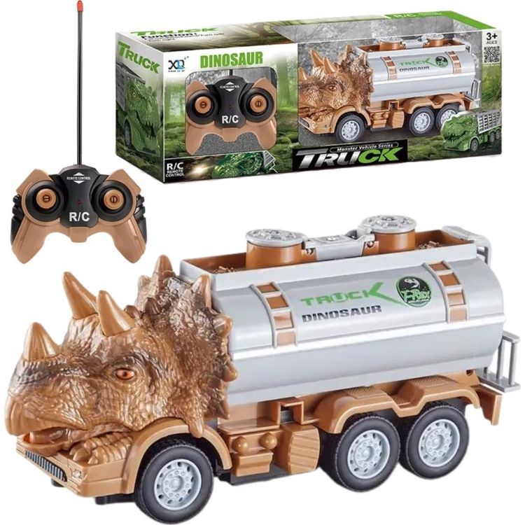 Tootefoto - Dinozaori veoauto tanker kaugjuhtimisega RC hele heli