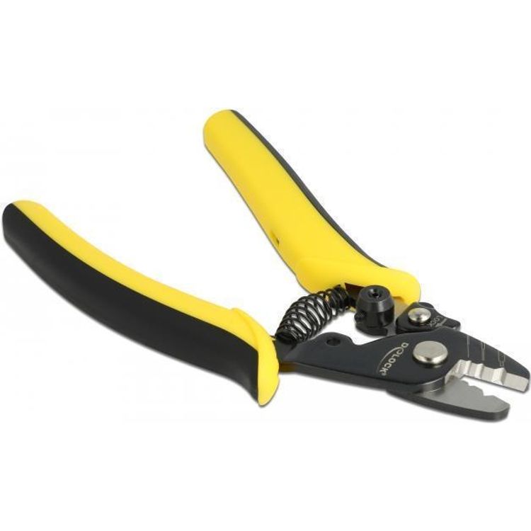 Tootefoto - DeLOCK 90552 kaablitangid Koorimisvahend Must, Kollane