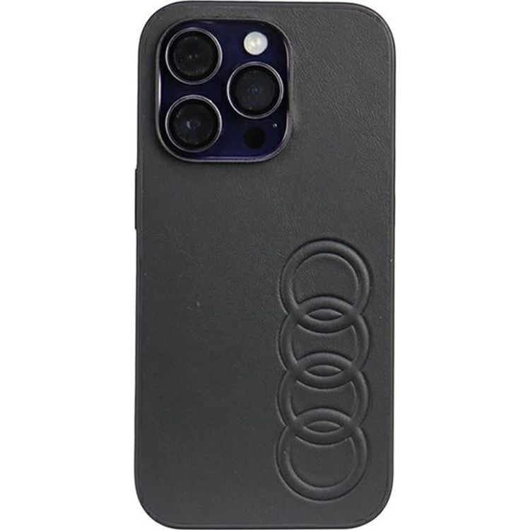 Tootefoto - Audi Audi s nteetilisest nahast iPhone 14 Pro 6,1" must/must k va mbris AU-TPUPPCIP14P-TT/D1-BK