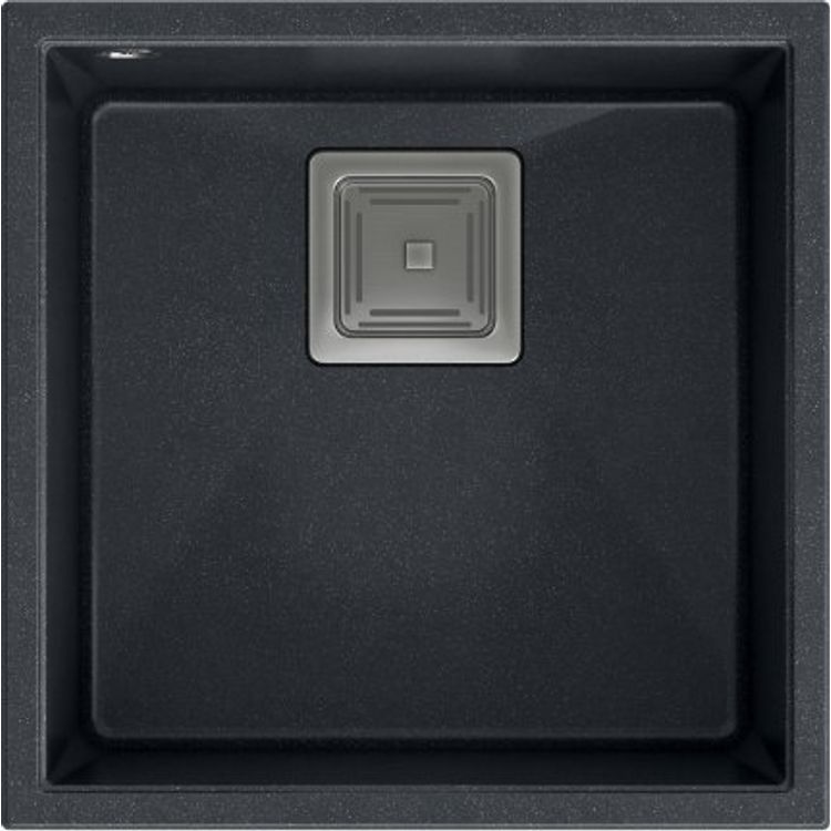 Tootefoto - Quadron David 40 Graniteq puhas s sinik/terasest kraanikauss