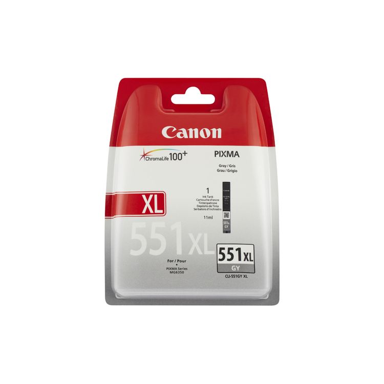 Tootefoto - Canon CLI-551XL GY w/sec tindikassett 1 tk Originaal High (XL) Yield Hall