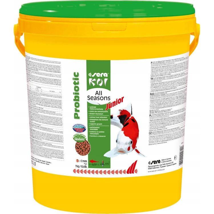 Tootefoto - Sera Koi Junior All Seasons Probiotic 7 kg - pokarm specjalny