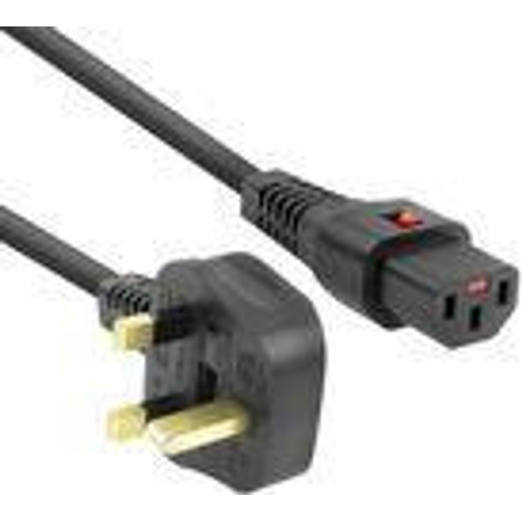 Tootefoto - ACT 2.0m UK - C13, M/F Must 2 m C13 pistikut