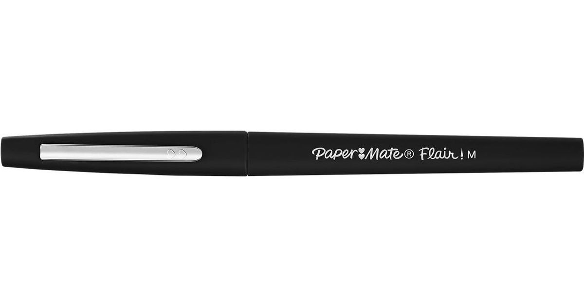 Papermate Flair Original felt pen Medium Black 5 pc(s) - Pencils and  accessories - Stationery - Office equipment - MT Shop