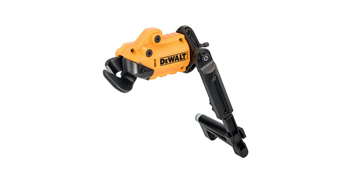 DeWalt DT70620-QZ Plaatschaaropzetstuk Voor Slagschroevendraaier - 18 GA Universeel Inzetbaar - Krachtig Metaal Snijden