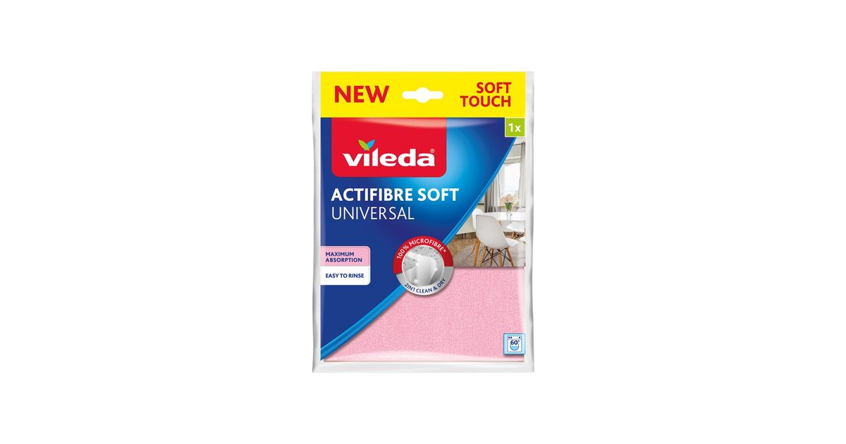 Vileda ACTIFIBRE Soft cloth 1 pc. - Wipes - Household goods - Home - MT Shop