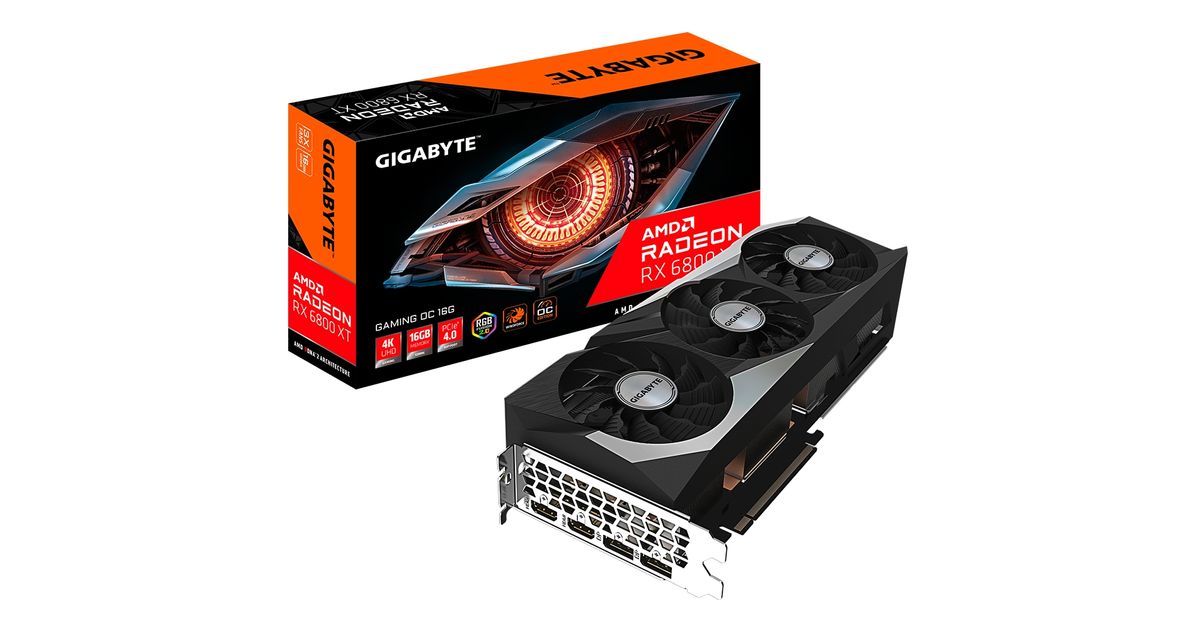 Gigabyte AMD Radeon RX 6800 XT Gaming OC 16G Graphics Card, 16GB of GDDR6  Memory, Powered by AMD RDNA 2, HDMI 2.1, WINDFORCE 3X Cooling System