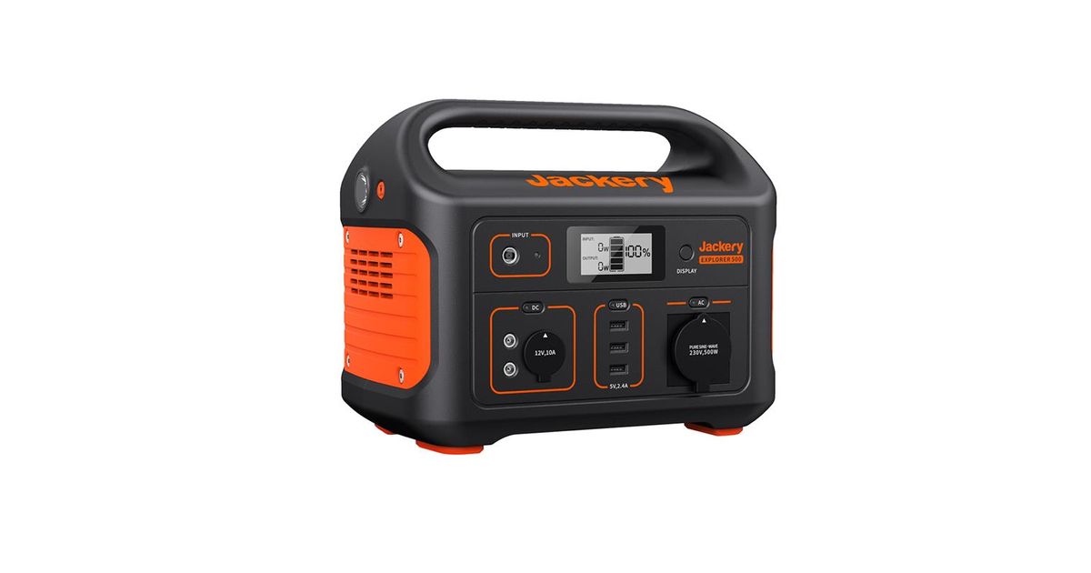 Jackery Explorer 500 Liitiumioon (LiIon) 24000 mAh 500 W 6,4 kg