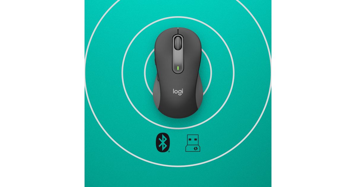 Logitech 910-006274  Logitech Signature M650 Wireless Mouse for