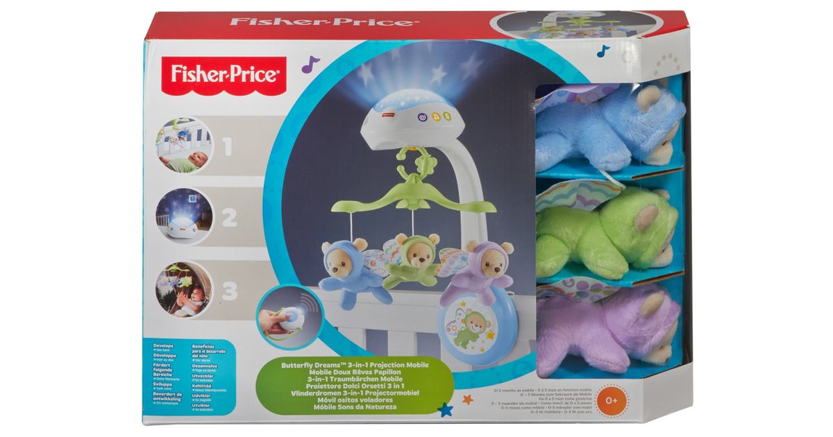 Fisher price 3 in 1 sale projection mobile