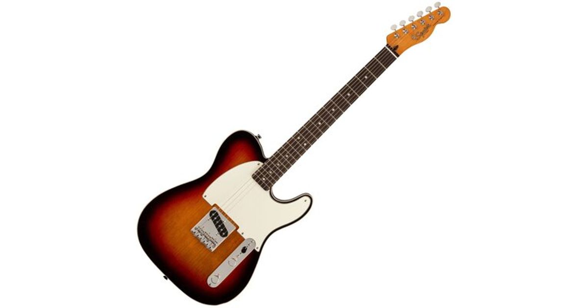 fender squier fsr classic vibe '60s custom esquire lrl ppg 3-tone sunburst