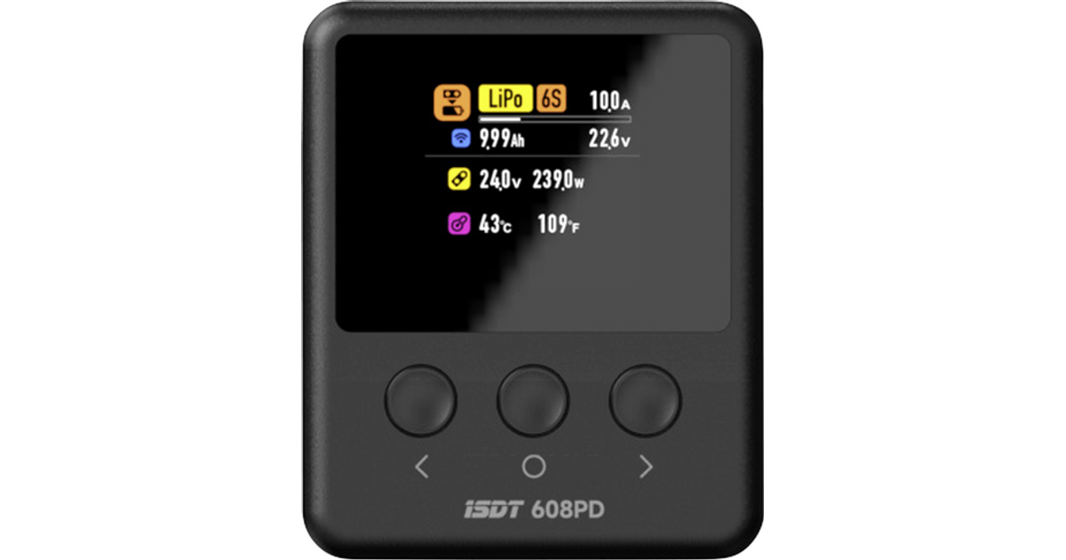 Isdt 608Pd Smart Scale Model Multifunction Charger 10 A Lifepo ...