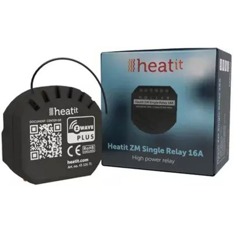Tootefoto - soojendage seda Heatit ZM Single Relay 16A Z-wave l liti
