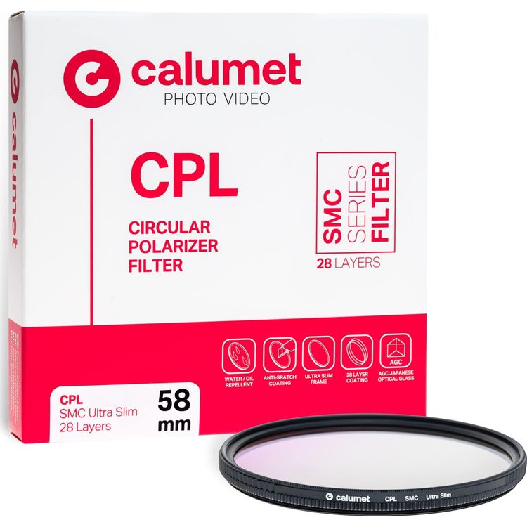 Tootefoto - Calumet filter Calumet CPL SMC filter 58 mm li huke 28 kihti
