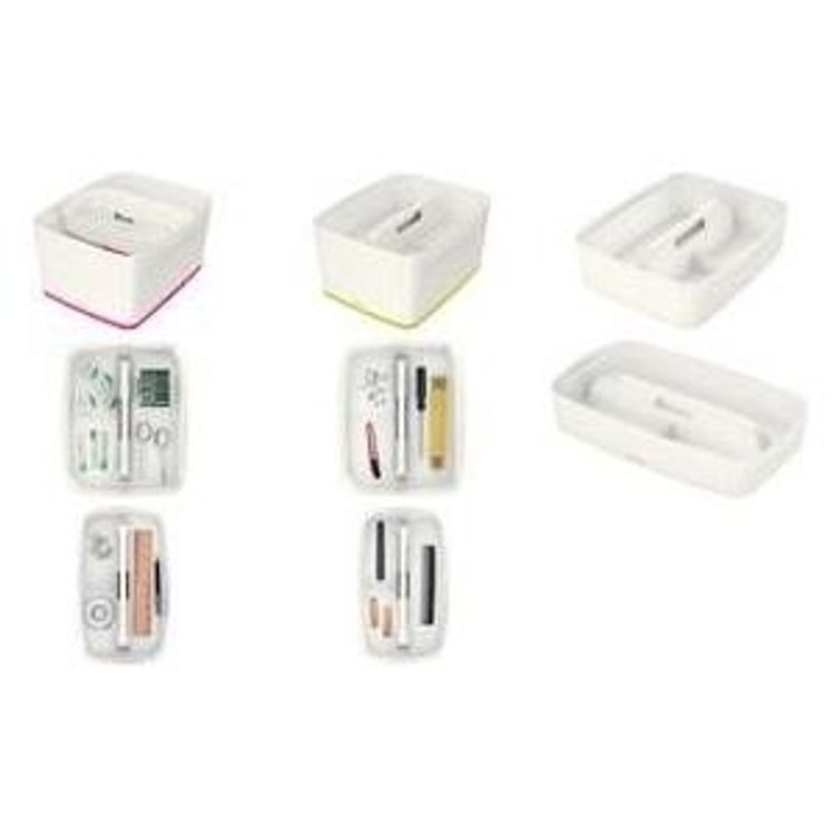 Tootefoto - Leitz MyBox Hoiustamise kast Nelinurkne Akr lnitriil butadieen st reen (ABS) Valge