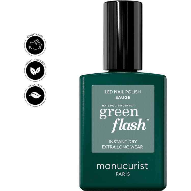 Tootefoto - MANUCURIST Green Flash Led Gel Nail Lacquer Sauge 15ml
