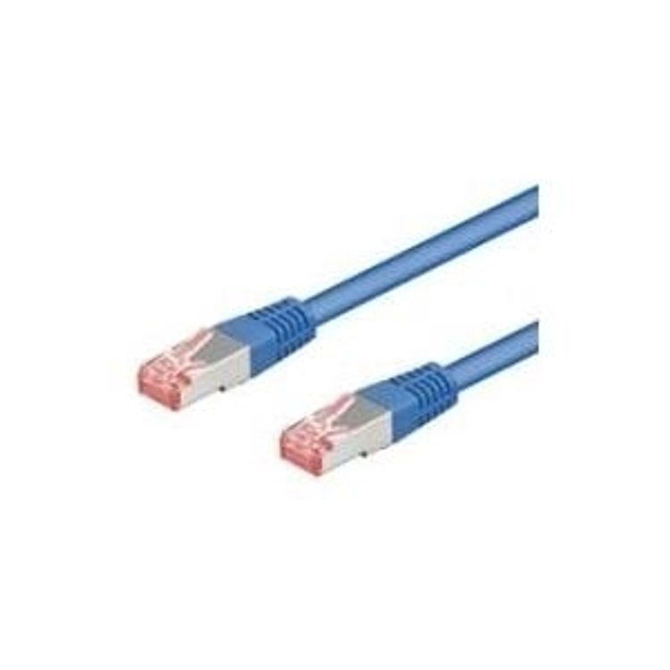 Tootefoto - Goobay CAT 6-2000 SSTP PIMF Blue 20m v rgukaabel Sinine