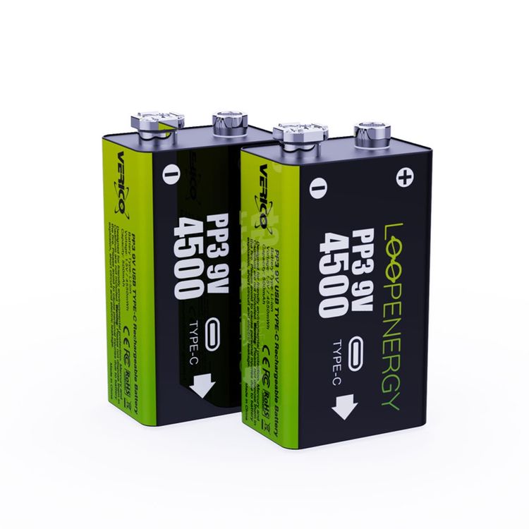 Tootefoto - LoopEnergy USB-C 9 V Block-Akku Li-Ion 500 mAh 7.4 2 St. (1UDBT-A3WEB2-NN)