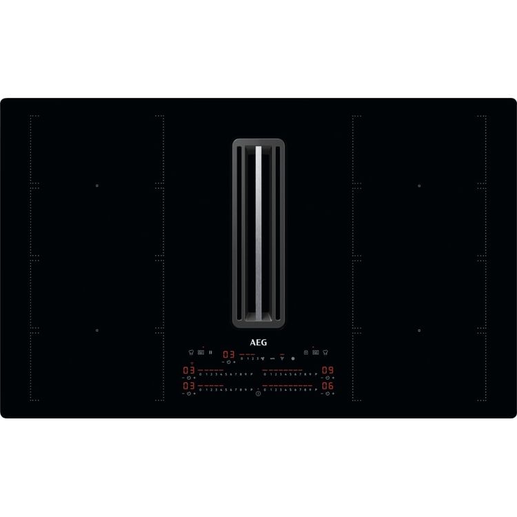 Tootefoto - AEG CCE84779CB Must Sisseehitatud 83 cm Tsooniga induktsioonplaat 4 tsoon(id)