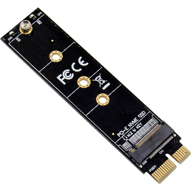 Tootefoto - InLine Schnittstellenkarte PCIe x1 zu M.2 Key M NVMe SSD (76619H)