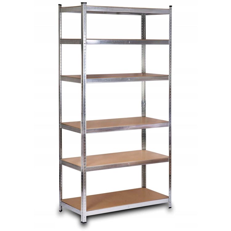 Tootefoto - AWTOOLS SHELVING UNIT 6 SHELVES 200x90x50 LOAD CAPACITY 300kg / 6.0mm - PUSH-IN QUICK ASSEMBLY
