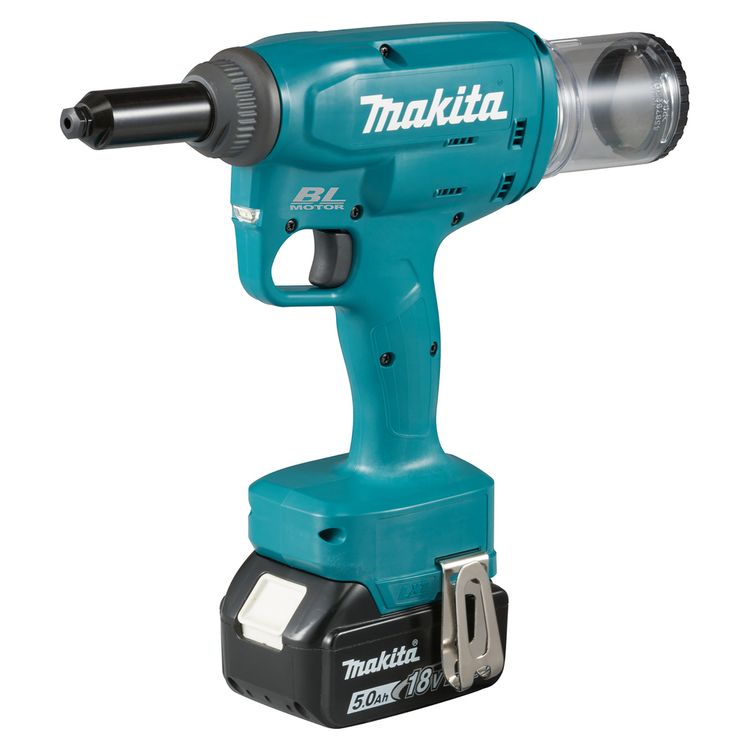 Tootefoto - Makita DRV150ZJ pneumaatiline neetimisseade Must, Roheline 2.4,4.8 mm 10 kN