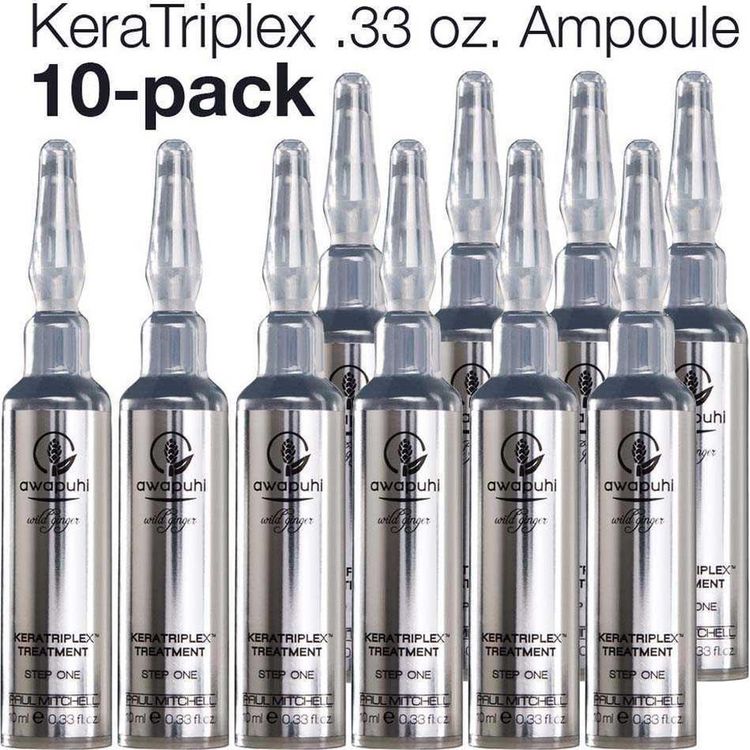 Tootefoto - PAUL MITCHELL komplekt, Awapuhi Wild Ginger By Paul Mitchell, Keratriplex, Hair Treatment Lotion Mask, Breakage Anti-Breakage, 10 tk, 10 ml Unisex