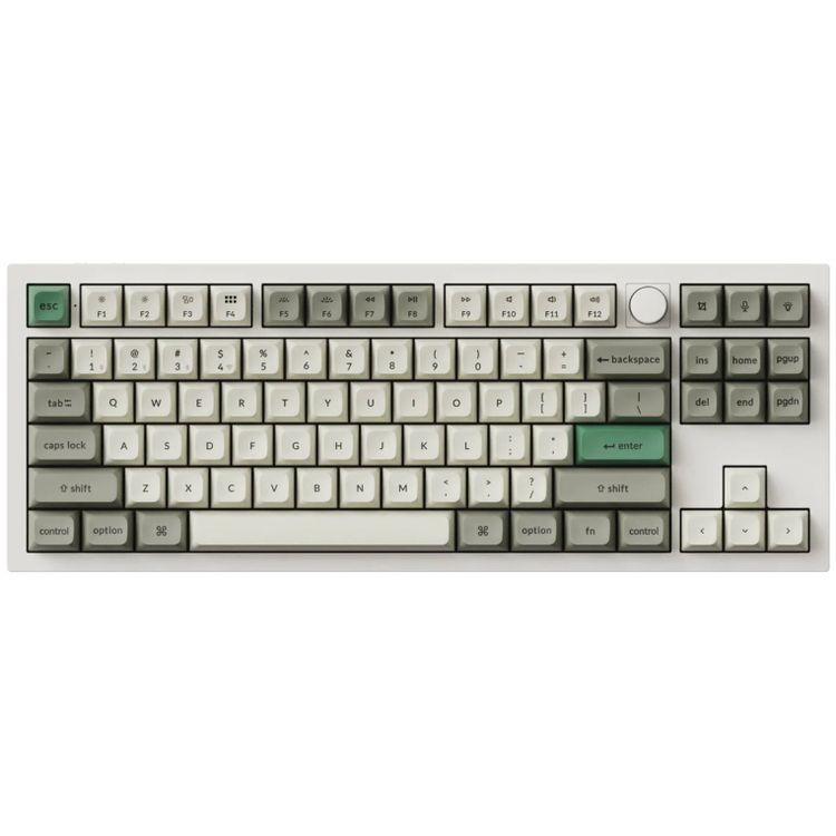 Tootefoto - Keychron Q3M-P4 80% TKL Gateron Jupiter Banana Switch Shell White