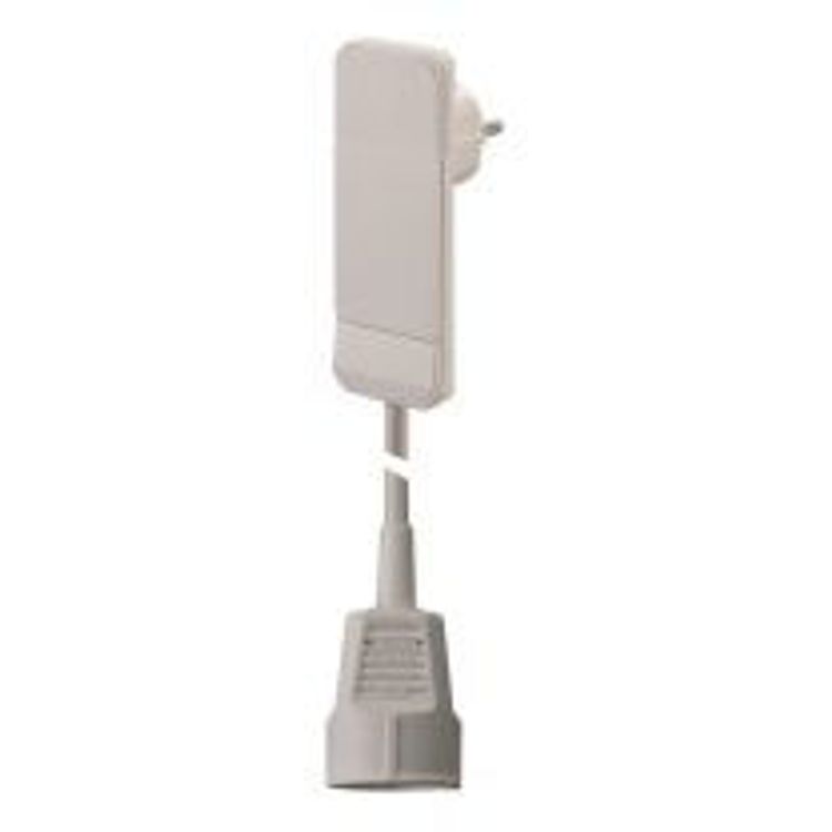 Tootefoto - Bachmann 933.006 pikendusjuhe 1,5 m 1 vahelduvvoolu kontakt Hoonesisene Valge