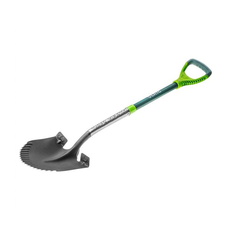Tootefoto - Verto 15G003 k hvel ja labidas Spade Kiudklaas, Teras Must, Roheline, Metallik