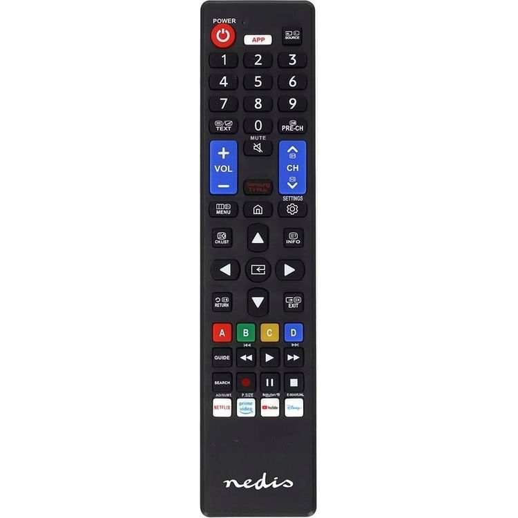 Tootefoto - Nedis TVRC45SABK kaugjuhtimispult Infrapuna TV Vajutage nuppe