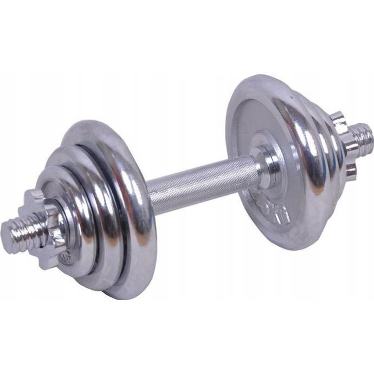 Tootefoto - Spartan komplekt kroomitud kang + taldrikud 2 x 2,5 kg 2 x 1,25 kg SPARTAN