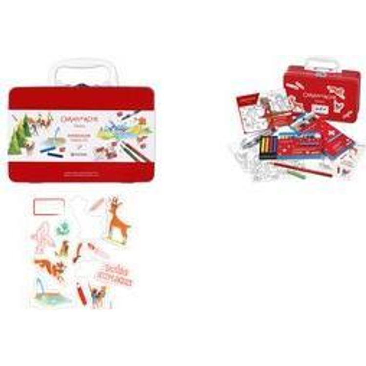 Tootefoto - CARAN D'ACHE SWISSCOLOR Travel Kit, im Koffer Koffer aus Metall, Ma e: (B)200 x (T)145 x (H)52 mm, Inhalt: - 1 St ck (3000.223)