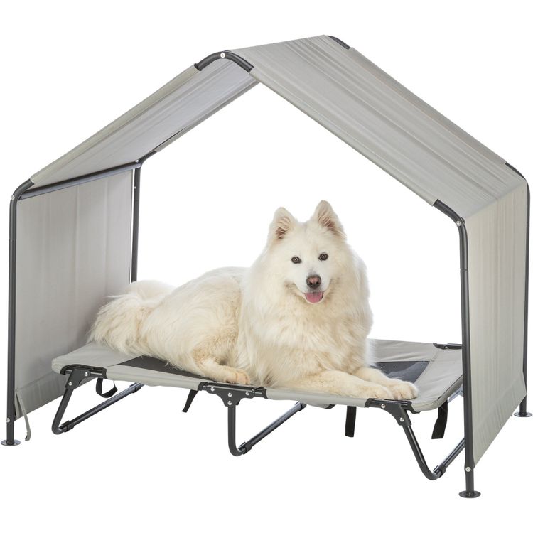 Tootefoto - Katusekatted koera jaoks, olla must, 90 x 85 x 70 cm