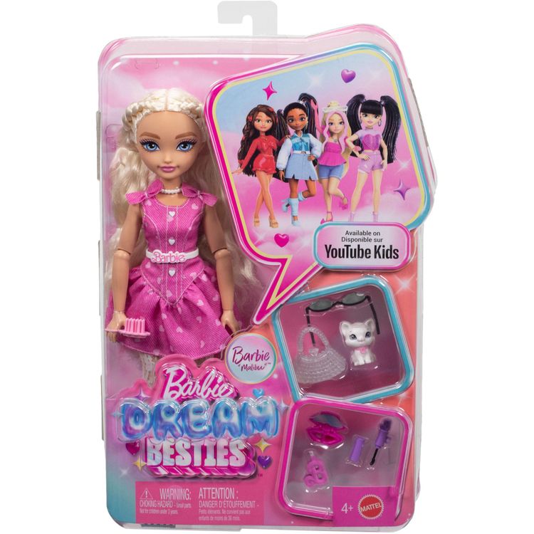 Tootefoto - Barbie Dream Besties Malibu nukk (JKP50)