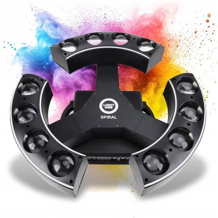 Tootefoto - LIGHT4ME LIGHT4ME SPIRAL liikuv LED valgusefekt DM