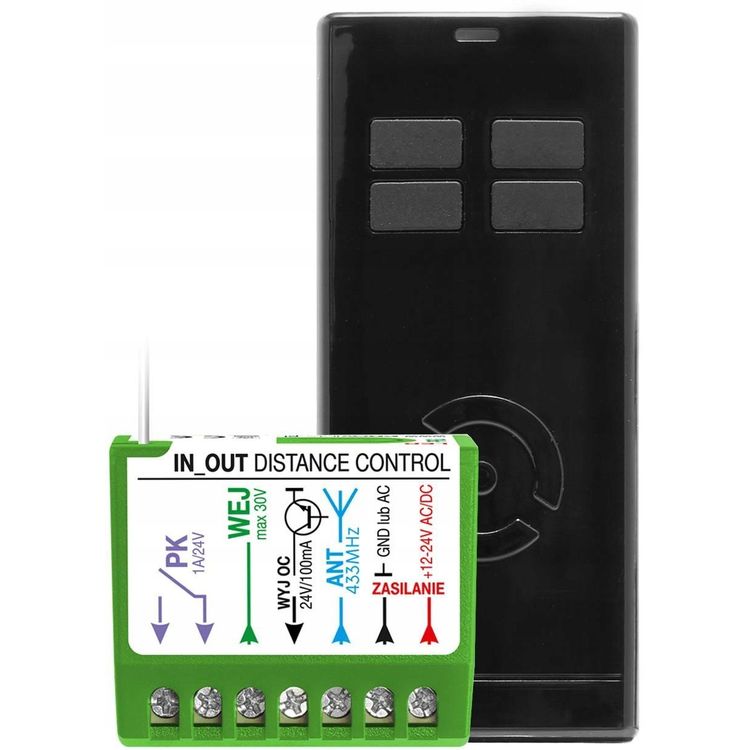 Tootefoto - Proxima sisse l litatud kauguse juhtimise T4 must komplekt