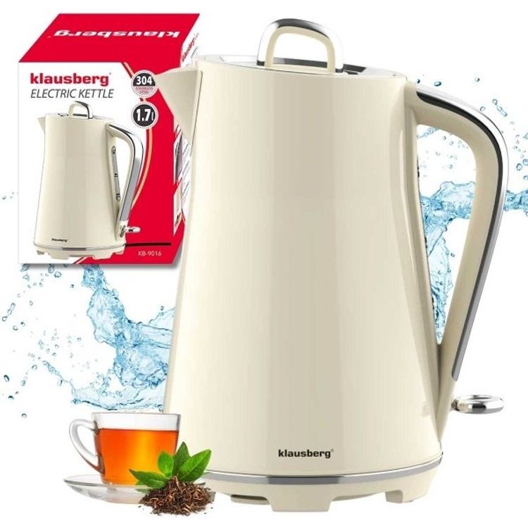 Tootefoto - Klausberg veekeetja ELEKTRIKEEDE 1,7L KLAUSBERG KB-9016 KREEM