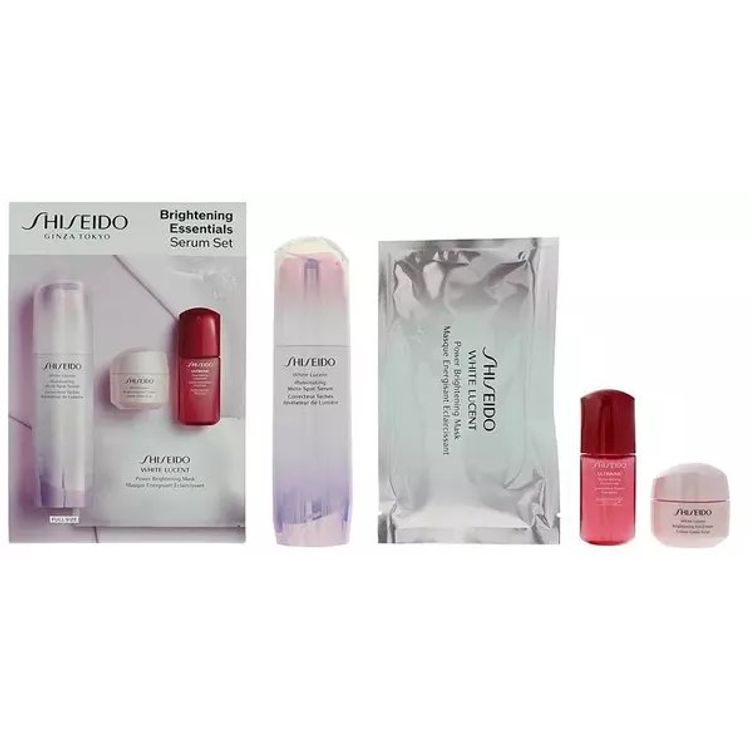 Tootefoto - Komplekt Shiseido: Brightening Essentials, Pigmenti Korrigeeriv, Seerum, N ole, 50 ml + Brightening Essentials, Niisutav, Seerum, N ole, 10 ml *Miniature + Brightening Essentials,