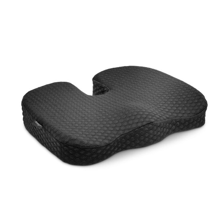 Tootefoto - Ergonoomiline istepadi Kensington Cool-Gel Seat Cushion Premium, libisemiskindel U-kujuline geelpadjas vorm, pestav pealiskate, kanderihm