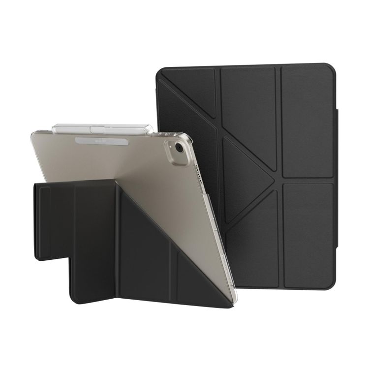 Tootefoto - MAGEASY Facet with Pencil Holder for iPad Pro 12.9"/ iPad Air 13"(Bla