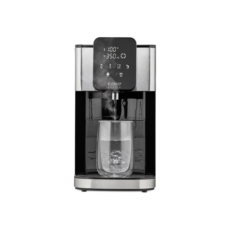 Tootefoto - Caso Turbo Hot Water Dispenser HW 1660 2600 W, 4 L, Plastic/Stainless Steel, Black/Stainless Steel